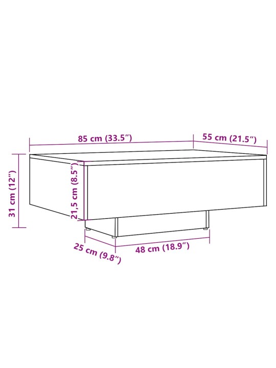 DIIVANILAUD VANA PUIT 85X55X31 CM TEHNOPUIT
