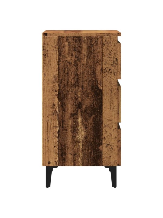 METALLJALGADEGA VOODIKAPP VANA PUIT 40X35X69 CM