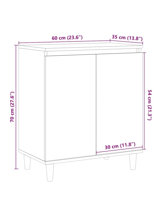 PUHVETKAPP OLD WOOD 60X35X70 CM ENGINEERED WOOD