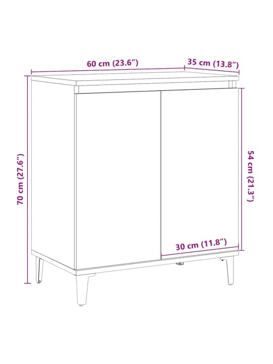PUHVETKAPP OLD WOOD 60X35X70 CM ENGINEERED WOOD