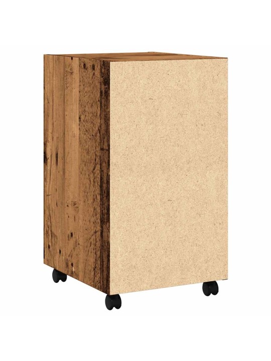 RATASTEGA KAPP VANA PUIT 33X38X60 CM ENGINEERED WOOD