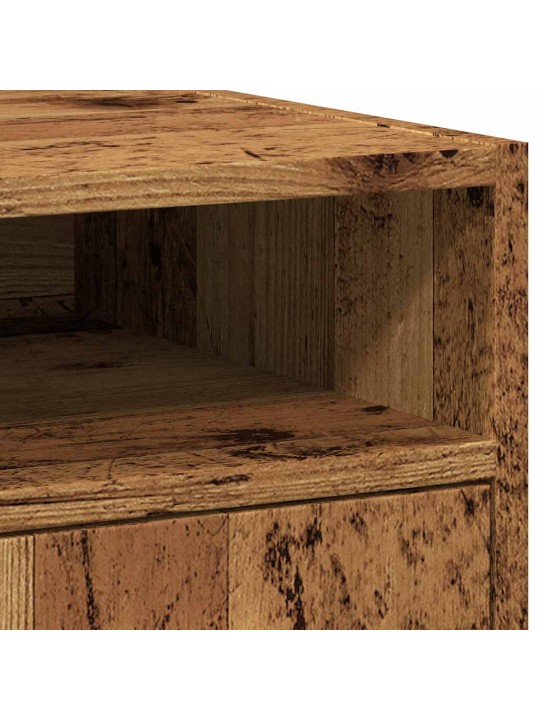 RATASTEGA KAPP VANA PUIT 33X38X60 CM ENGINEERED WOOD