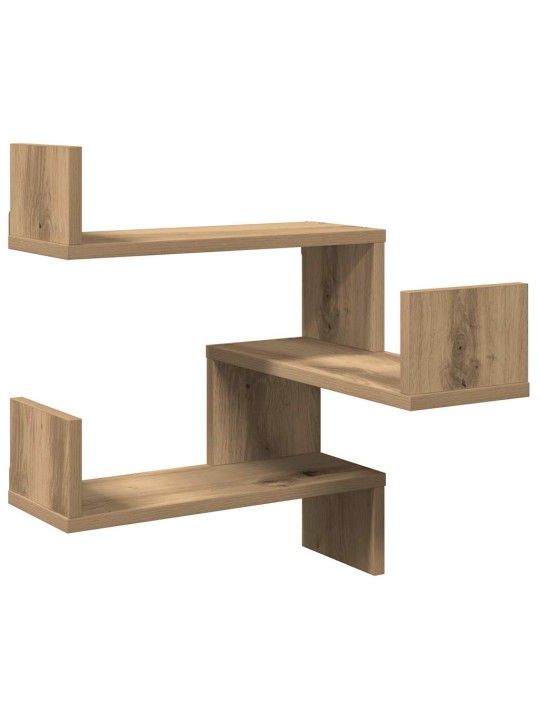 SEINANURGARIIULID 2 TK ARTISAN OAK 40X40X49,5CM ENGINEERED WOOD