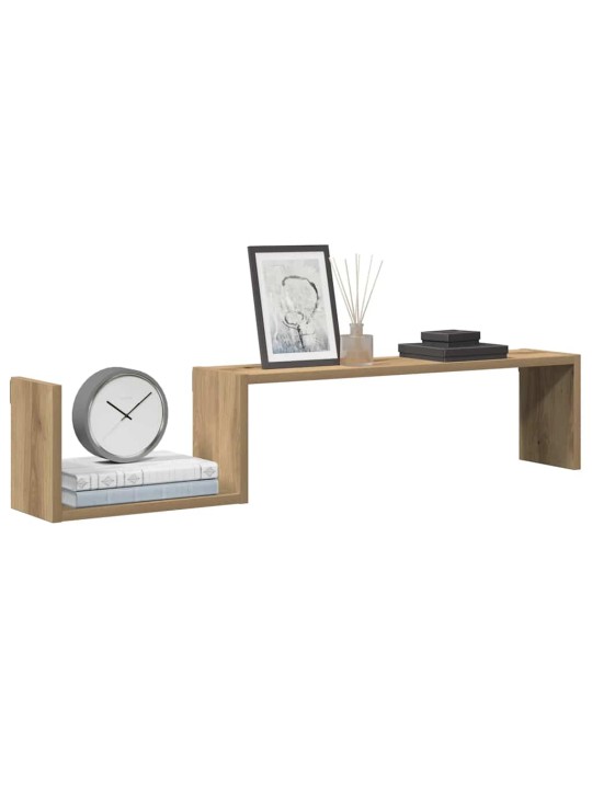 SEINARIIULID 2 TK ARTISAN OAK 100X15X20 CM ENGINEERED WOOD