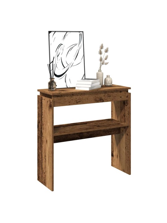 KONSOOLLAUD VANA PUIT 80X30X80 CM ENGINEERED WOOD