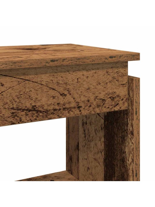 KONSOOLLAUD VANA PUIT 80X30X80 CM ENGINEERED WOOD