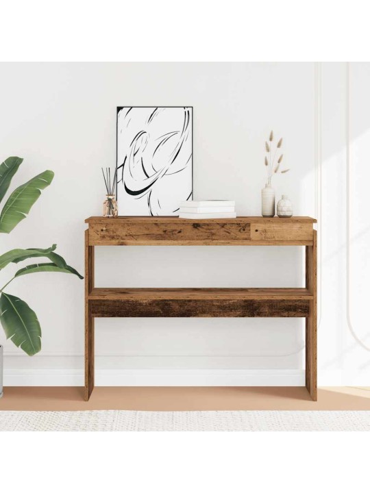 KONSOOLLAUD VANA PUIT 80X30X102 CM ENGINEERED WOOD