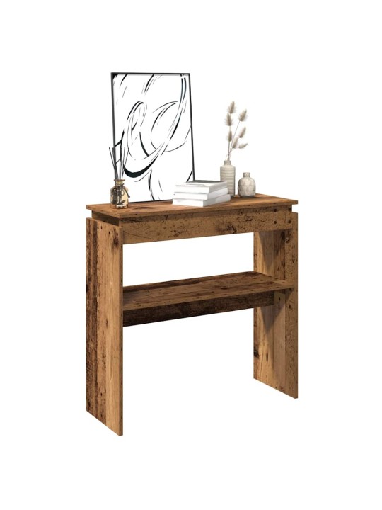 KONSOOLLAUD VANA PUIT 80X30X102 CM ENGINEERED WOOD
