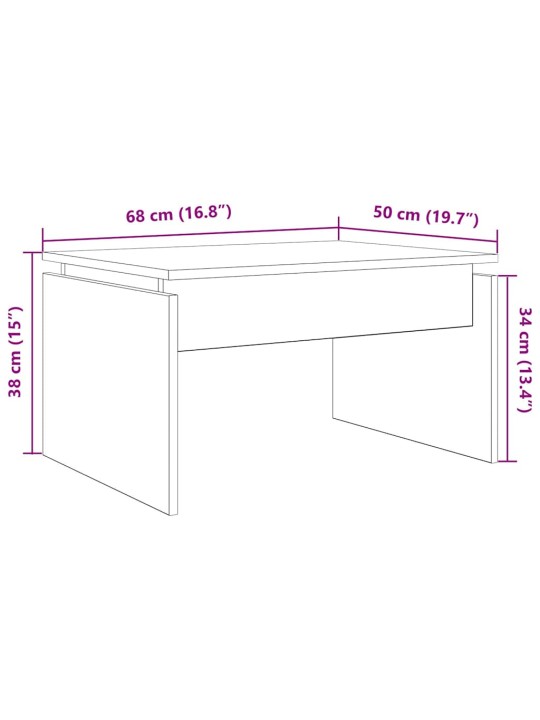 DIIVANILAUD OLD WOOD 68X50X38 CM ENGINEERED WOOD