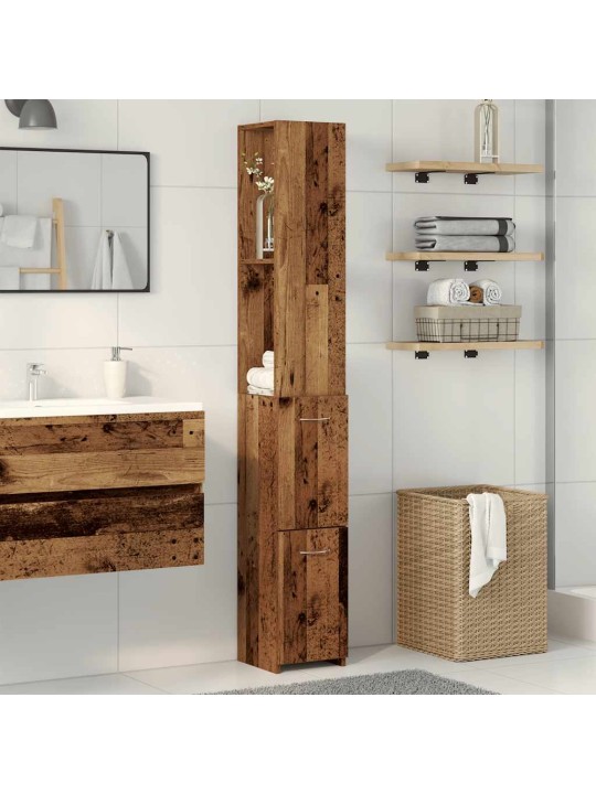 VANNITOA KAPP OLD WOOD 25X25X170 CM ENGINEERED WOOD