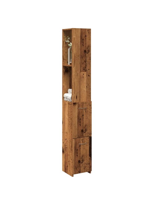 VANNITOA KAPP OLD WOOD 25X25X170 CM ENGINEERED WOOD