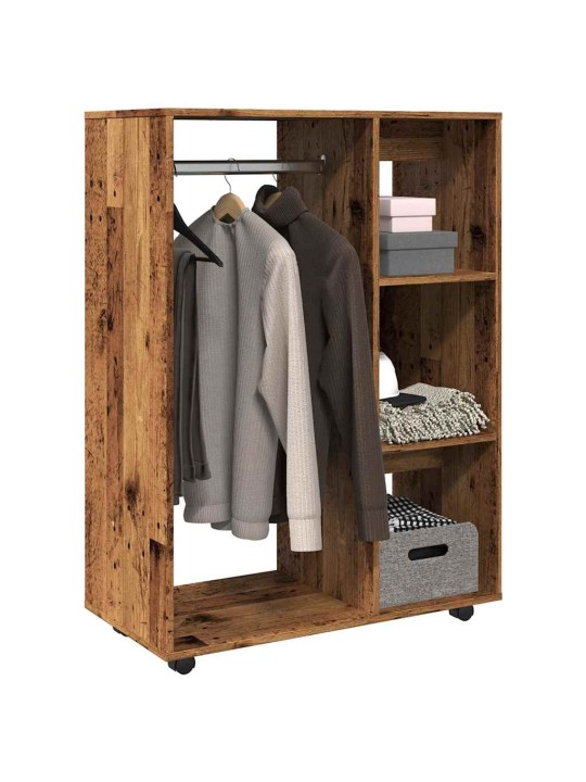 RIIDEKAPP OLD WOOD 80X40X110 CM ENGINEERED WOOD