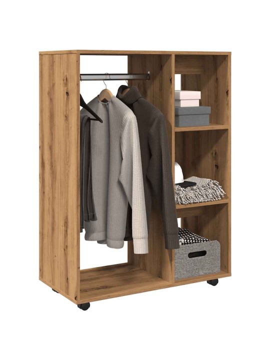 RIIDEKAPP ARTISAN OAK 80X40X110 CM ENGINEERED WOOD