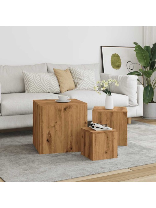 KÜLGLAUAD 3 TK ARTISAN OAK ENGINEERED WOOD