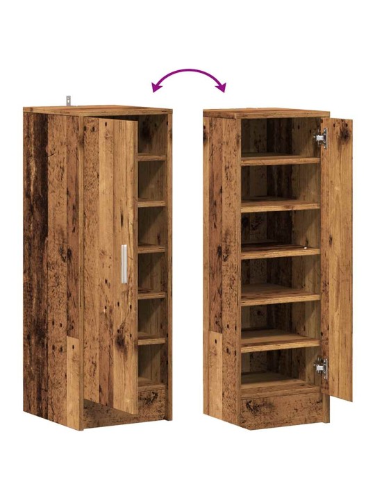 KINGAKAPP OLD WOOD 32X35X92 CM ENGINEERED WOOD