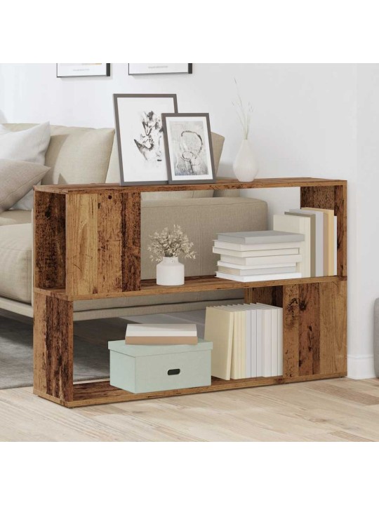 RAAMATUKAPP VANA PUIT 100X24X63 CM ENGINEERED WOOD