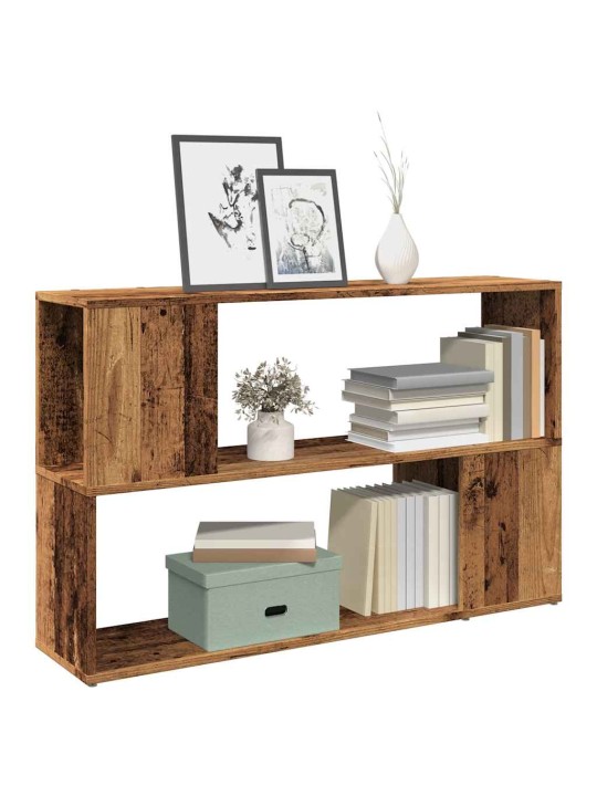 RAAMATUKAPP VANA PUIT 100X24X63 CM ENGINEERED WOOD