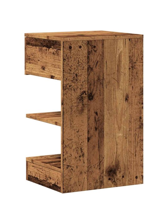 ÖÖKAPP OLD WOOD 40X35X65 CM ENGINEERED WOOD