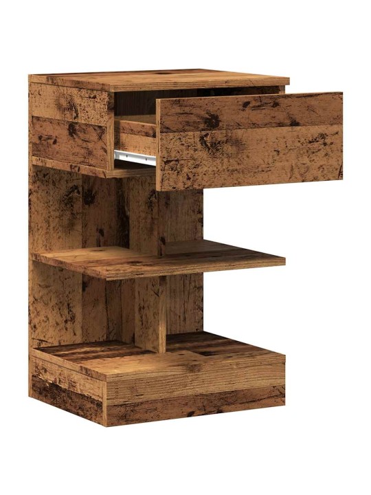 ÖÖKAPP OLD WOOD 40X35X65 CM ENGINEERED WOOD
