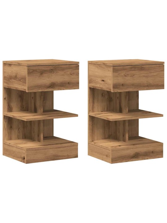 ÖÖKAPID 2 TK ARTISAN OAK 40X35X65 CM ENGINEERED WOOD