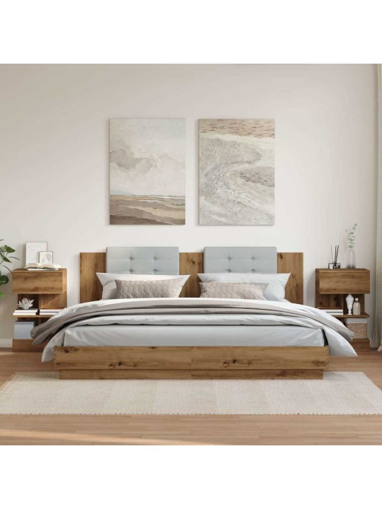 ÖÖKAPID 2 TK ARTISAN OAK 40X35X65 CM ENGINEERED WOOD