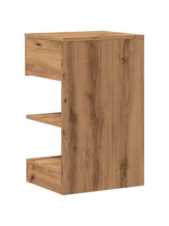 ÖÖKAPID 2 TK ARTISAN OAK 40X35X65 CM ENGINEERED WOOD