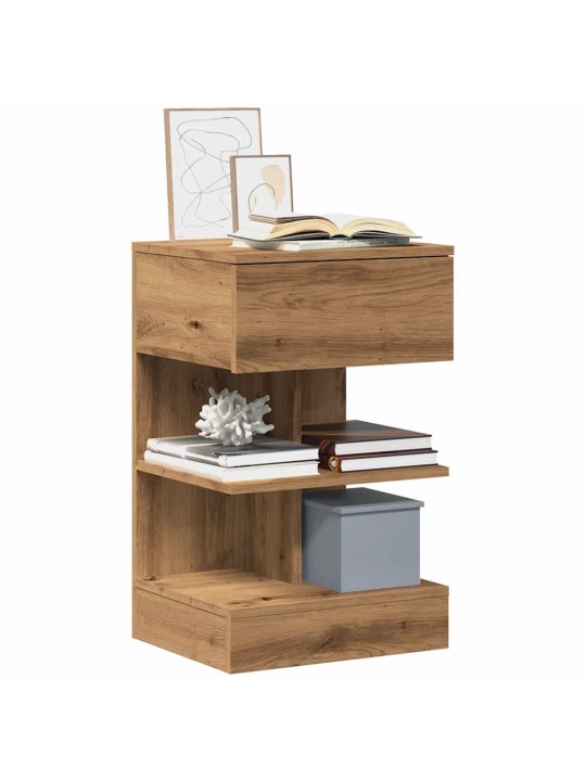 ÖÖKAPID 2 TK ARTISAN OAK 40X35X65 CM ENGINEERED WOOD