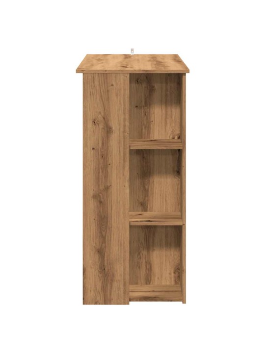 BAARILAUD RIIULIGA ARTISAN TAMM 102X50X103,5 CM TEHISPUIT