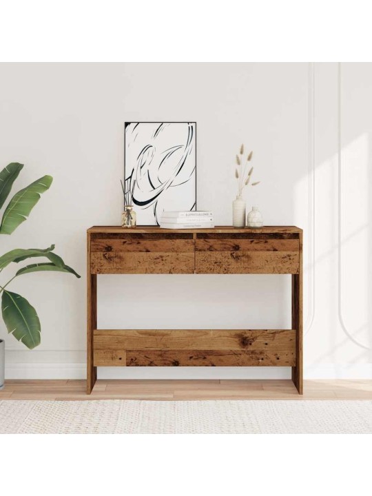KONSOOLLAUD VANA PUIT 100X35X76,5 CM ENGINEERED WOOD