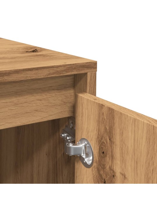 PUHVETKAPP ARTISAN OAK 135X41X75 CM ENGINEERED WOOD