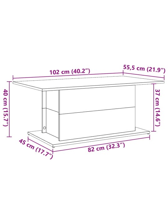 DIIVANILAUD KÄSITÖÖNA TAMM 102X55,5X40 CM EHITUSPUIT
