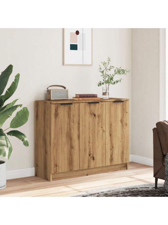 PUHVETKAPP ARTISAN OAK 90,5X30X70 CM ENGINEERED WOOD