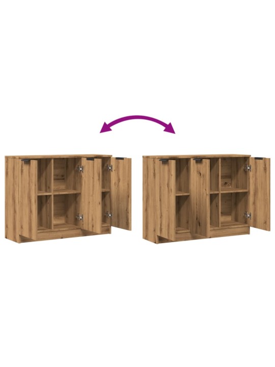 PUHVETKAPP ARTISAN OAK 90,5X30X70 CM ENGINEERED WOOD