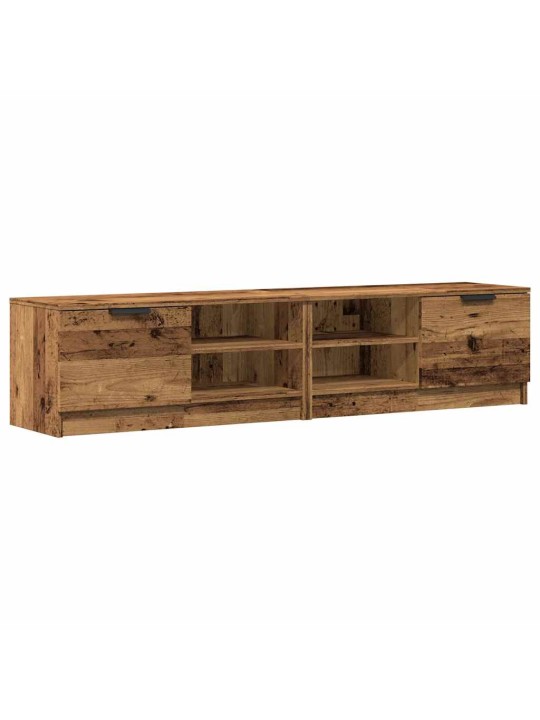 2-OSALINE TELERIKAPI KOMPLEKT VANA PUIT 80X35X36,5 CM TEHISPUIT