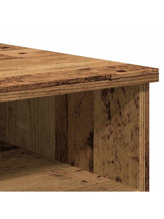 2-OSALINE TELERIKAPI KOMPLEKT VANA PUIT 80X35X36,5 CM TEHISPUIT