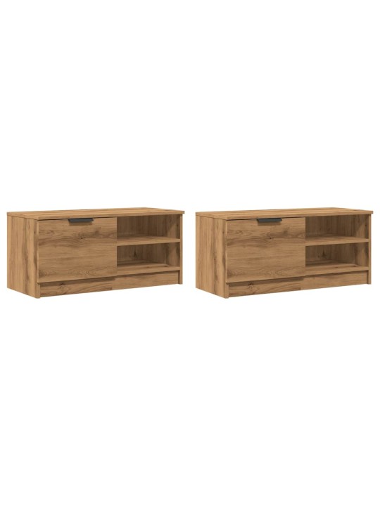 2-OSALINE TELERIKAPI KOMPLEKT ARTISAN TAMM 80X35X36,5 CM