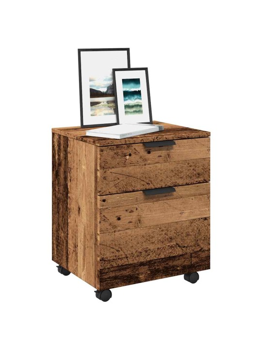 MOBIILNE RATASTEGA FAILIKAPP VANA PUIT 45X38X54 CM INSENERPUIT
