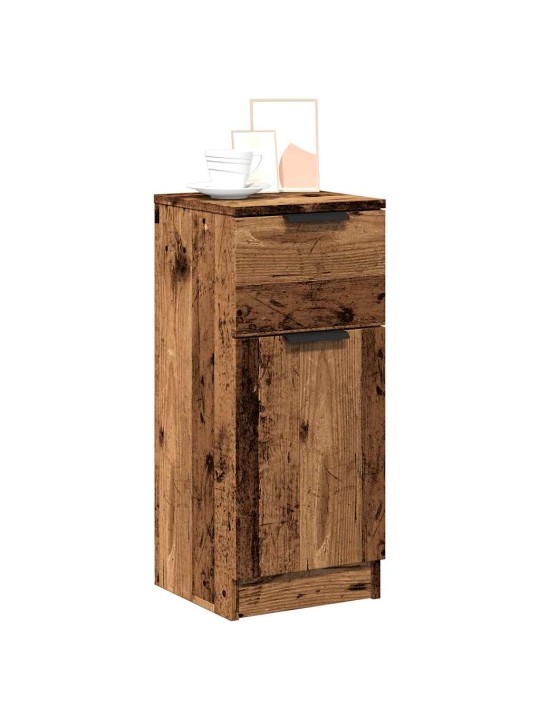 PUHVETKAPID 2 TK VANA PUIT 30X30X70 CM ENGINEERED WOOD