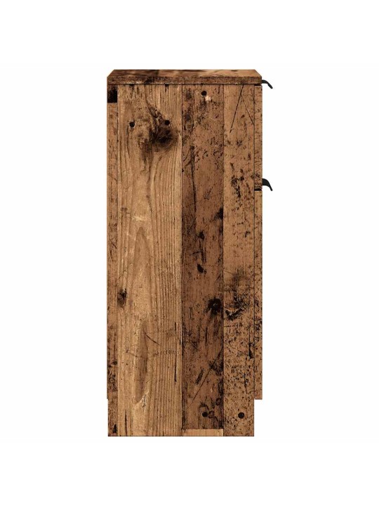 PUHVETKAPID 2 TK VANA PUIT 30X30X70 CM ENGINEERED WOOD