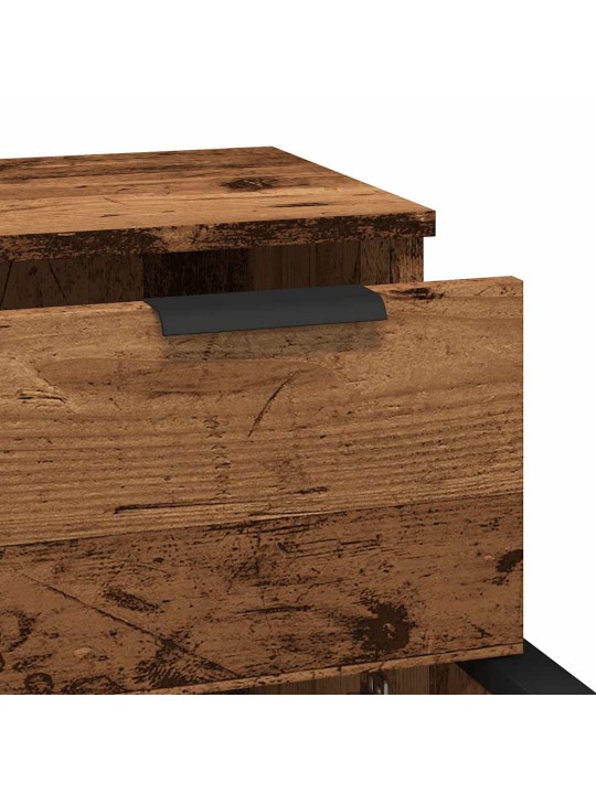 PUHVETKAPID 2 TK VANA PUIT 30X30X70 CM ENGINEERED WOOD