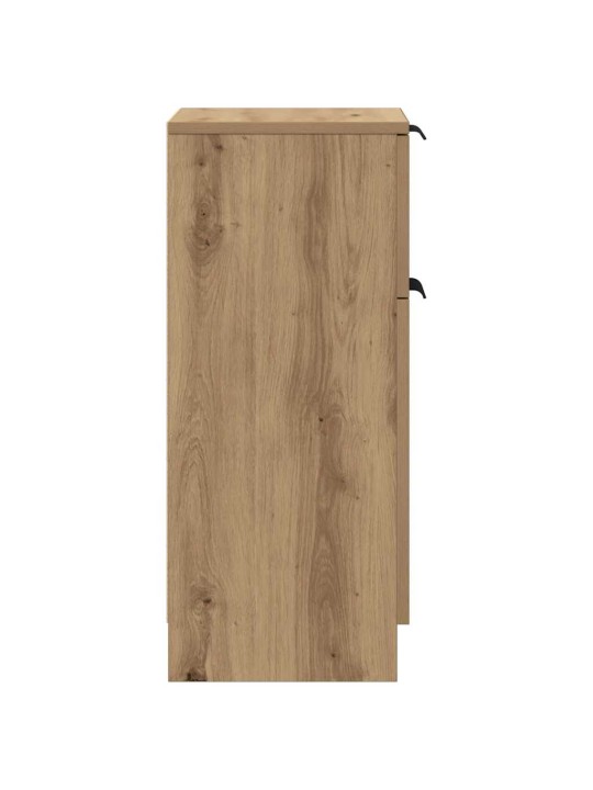 PUHVETKAPP ARTISAN OAK 30X30X70 CM ENGINEERED WOOD