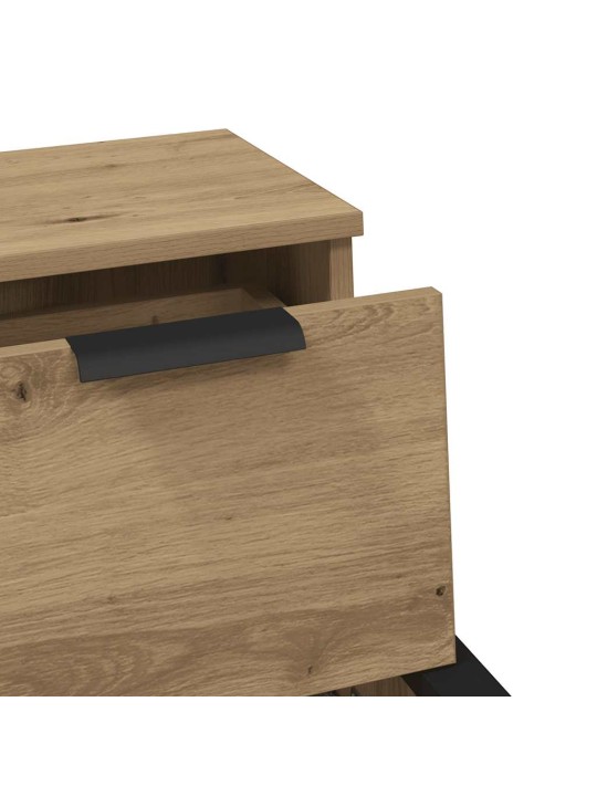 PUHVETKAPP ARTISAN OAK 30X30X70 CM ENGINEERED WOOD