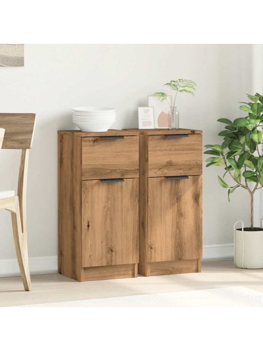PUHVETKAPID 2 TK ARTISAN OAK 30X30X70 CM ENGINEERED WOOD