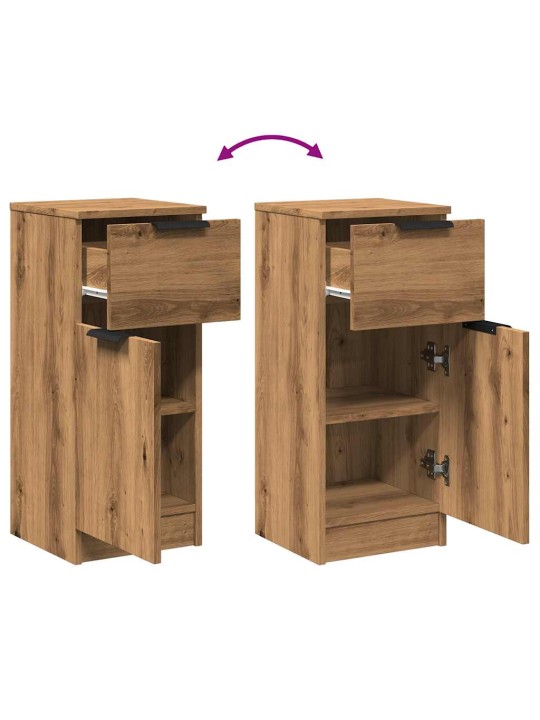 PUHVETKAPID 2 TK ARTISAN OAK 30X30X70 CM ENGINEERED WOOD