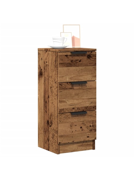 PUHVETKAPID 2 TK VANA PUIT 30X30X70 CM ENGINEERED WOOD