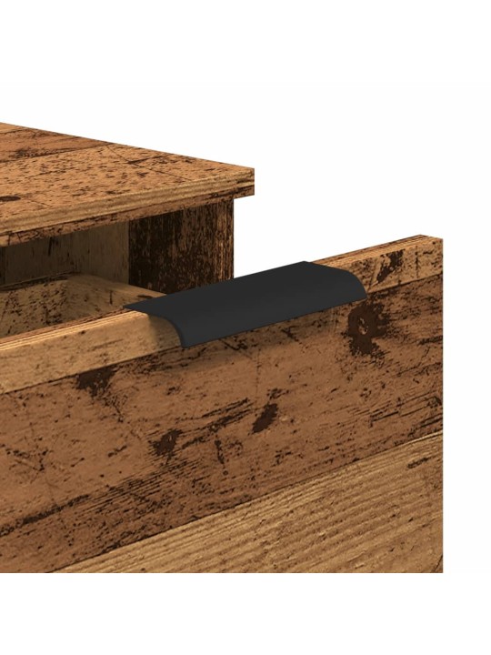 PUHVETKAPID 2 TK VANA PUIT 30X30X70 CM ENGINEERED WOOD
