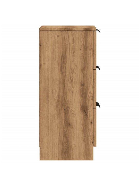 PUHVETKAPP ARTISAN OAK 30X30X70 CM ENGINEERED WOOD