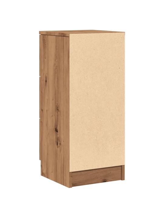 PUHVETKAPP ARTISAN OAK 30X30X70 CM ENGINEERED WOOD