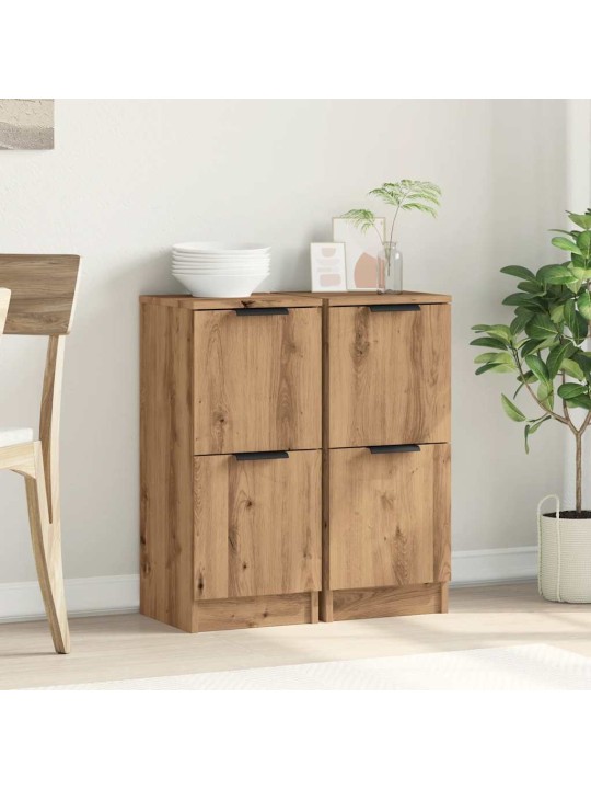 PUHVETKAPID 2 TK ARTISAN OAK 30X30X70 CM ENGINEERED WOOD