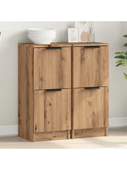 PUHVETKAPID 2 TK ARTISAN OAK 30X30X70 CM ENGINEERED WOOD